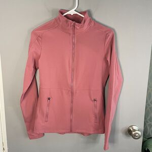 Vutru Womens M Full Zip Workout Running Jacket Pink NWT